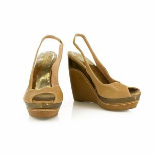 Sebastian Wedge Heel Platform Peep Toe
